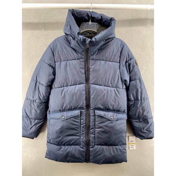 Michael Kors Coat kids Sz 14/16 Hooded Puffer Jacket in Midnight Blue Warm. - Picture 2 of 16